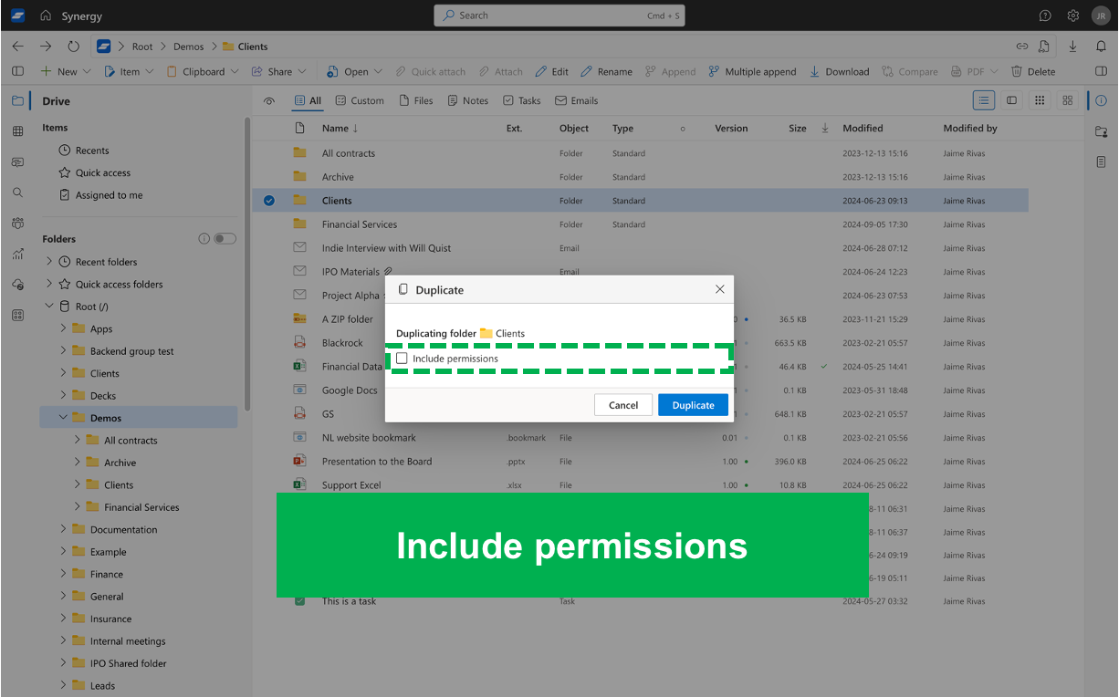 permissions-folders